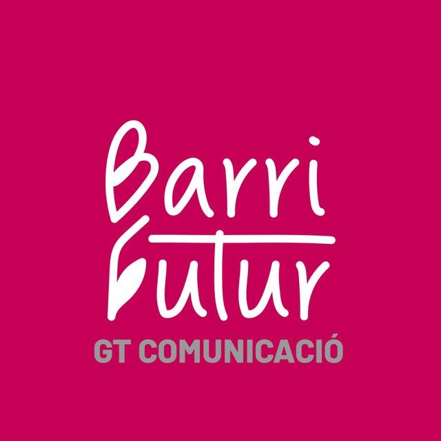 Logo Barri Futur rosa GT Comunicació